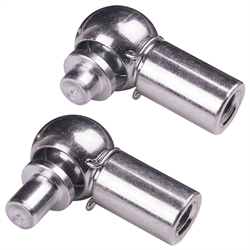 Winkelgelenke DIN 71802 mit Nietzapfen, Edelstahl, Produktphoto