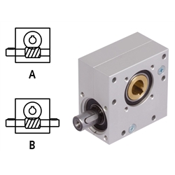 Schneckengetriebe KES 20, bis 15 Nm, i=13:1 bis 65:1, Produktphoto