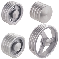 Keilriemenscheiben aus Aluminium-Guss, Profil A, SPA und XPA (13), 4-rillig, Produktphoto