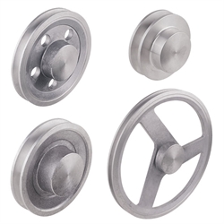 Keilriemenscheiben aus Aluminium-Guss, Profil A, SPA und XPA (13), 1-rillig, Produktphoto
