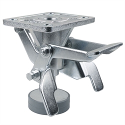 Präzisions-Feststellfüße, mit Federstoßdämpfer und Auflagepad, Produktphoto