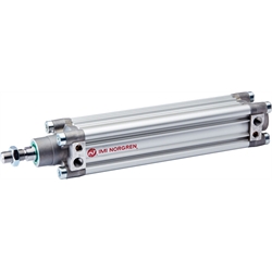 Doppeltwirkender Normzylinder nach ISO 15552 Zylinderdurchmesser 63mm Hub 200mm Druck max. 12 bar 
, Produktphoto